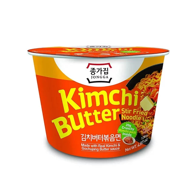 JONGGA Kimchi Butter Stir-Fried Cup Ramen