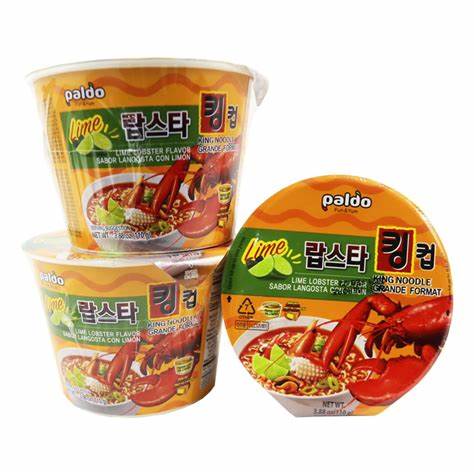 Paldo Lobster King Noodle Limón