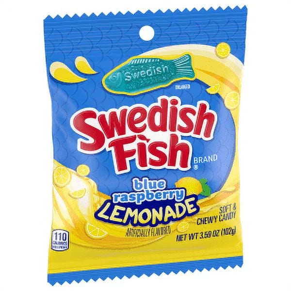 Swedish Fish Blue raspberry Lemonade